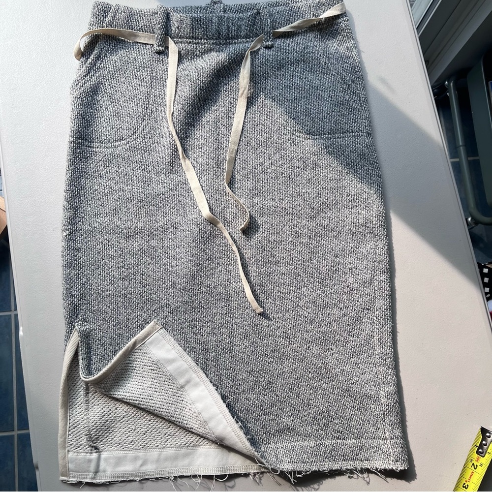 Skin Worldwide Organic Grey Knit Skirt